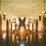 Grand stairway, Iolani Palace