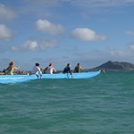 Kailua Canoe Club practice