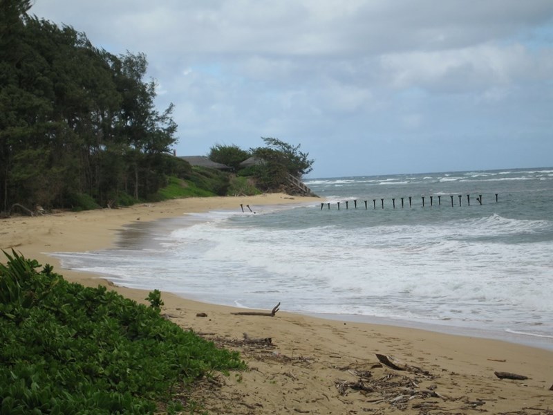 La Ie Beach Park Pounders Beach Laie Oahu Hawaii