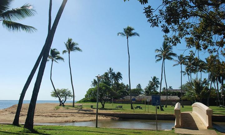 Waialae Beach Park Honolulu Oahu Hawaii