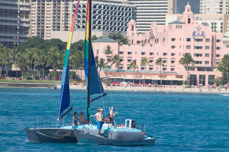 Waikiki Catamaran Rides Honolulu Oahu Hawaii